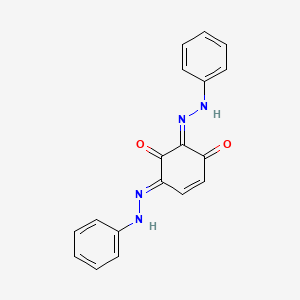 (2E,6E)-2,6-bis(phenylhydrazinylidene)cyclohex-4-ene-1,3-dione