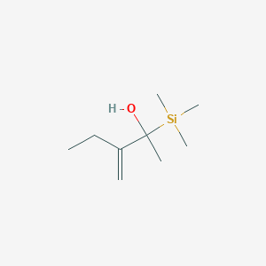 3-Methylidene-2-(trimethylsilyl)pentan-2-ol