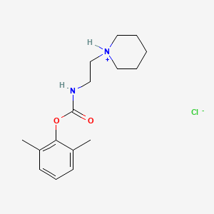 N-(2-(Piperidino)ethyl)carbamic acid, 2,6-xylyl ester hydrochloride