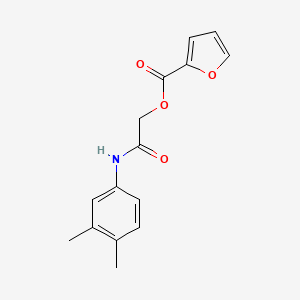 [2-(3,4-Dimethylanilino)-2-oxoethyl] furan-2-carboxylate