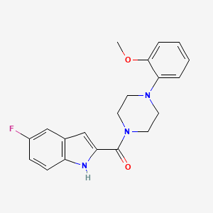 (5-fluoro-1H-indol-2-yl)-[4-(2-methoxyphenyl)piperazin-1-yl]methanone