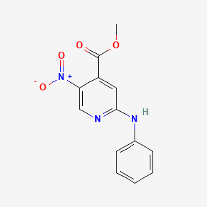 Methyl 2-anilino-5-nitropyridine-4-carboxylate