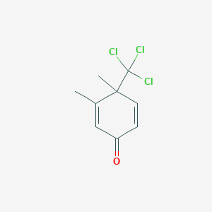 3,4-Dimethyl-4-(trichloromethyl)cyclohexa-2,5-dien-1-one