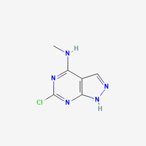 6-Chloro-n-methyl-1h-pyrazolo[3,4-d]pyrimidin-4-amine