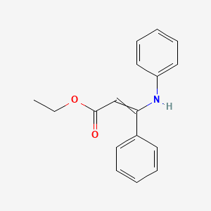 Ethyl 3-anilino-3-phenylprop-2-enoate