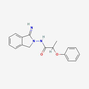 N-(1-imino-1,3-dihydro-2H-isoindol-2-yl)-2-phenoxypropanamide