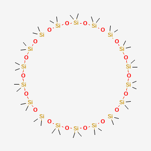 molecular formula C36H108O18Si18 B15401166 Cyclooctadecasiloxane, hexatriacontamethyl- CAS No. 23523-12-8