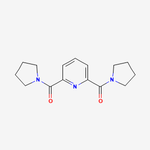 molecular formula C15H19N3O2 B15401180 [6-(Pyrrolidine-1-carbonyl)pyridin-2-yl]-pyrrolidin-1-ylmethanone CAS No. 69839-04-9