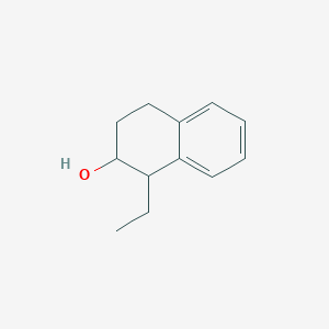 molecular formula C12H16O B15401258 1-Ethyl-1,2,3,4-tetrahydronaphthalen-2-ol CAS No. 22228-20-2