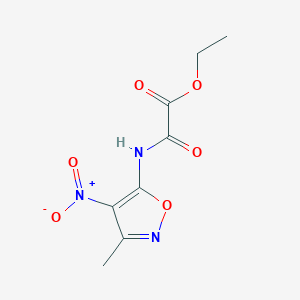 Ethyl[(3-methyl-4-nitro-1,2-oxazol-5-yl)amino](oxo)acetate