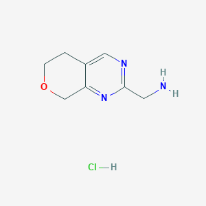 (6,8-Dihydro-5H-pyrano[3,4-D]pyrimidin-2-YL)methanamine hydrochloride