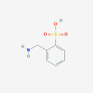 molecular formula C7H9NO3S B15401312 2-(Aminomethyl)benzene-1-sulfonic acid CAS No. 927667-95-6