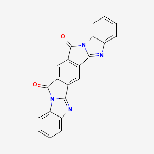 5,12,18,25-Tetrazaheptacyclo[14.10.0.03,14.04,12.06,11.018,26.019,24]hexacosa-1(16),2,4,6,8,10,14,19,21,23,25-undecaene-13,17-dione