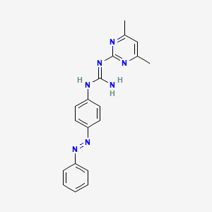 1-(4,6-dimethylpyrimidin-2-yl)-3-{4-[(E)-phenyldiazenyl]phenyl}guanidine