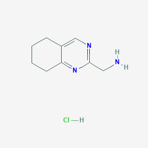 (5,6,7,8-Tetrahydroquinazolin-2-YL)methanamine hydrochloride