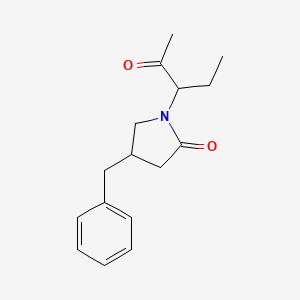 4-Benzyl-1-(2-oxopentan-3-yl)pyrrolidin-2-one