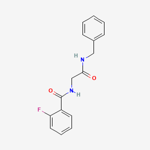 n-(2-(Benzylamino)-2-oxoethyl)-2-fluorobenzamide