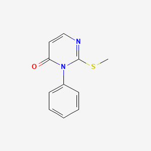 4(3H)-Pyrimidinone, 2-(methylthio)-3-phenyl-