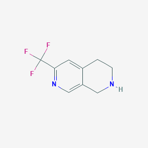 6-(Trifluoromethyl)-1,2,3,4-tetrahydro-2,7-naphthyridine