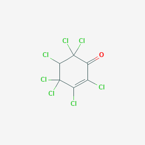 2,3,4,4,5,6,6-Heptachlorocyclohex-2-en-1-one