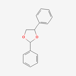 molecular formula C15H14O2 B15402274 2,4-Diphenyl-1,3-dioxolane CAS No. 4141-38-2