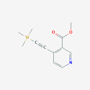 Methyl 4-((trimethylsilyl)ethynyl)nicotinate