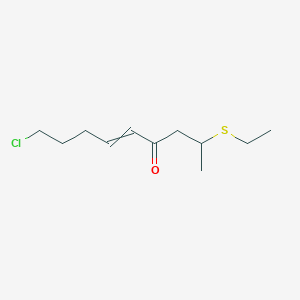 9-Chloro-2-(ethylsulfanyl)non-5-en-4-one