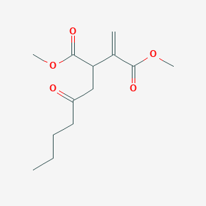 Dimethyl 2-methylidene-3-(2-oxohexyl)butanedioate