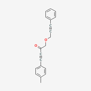 4-(4-Methylphenyl)-1-[(3-phenylprop-2-yn-1-yl)oxy]but-3-yn-2-one