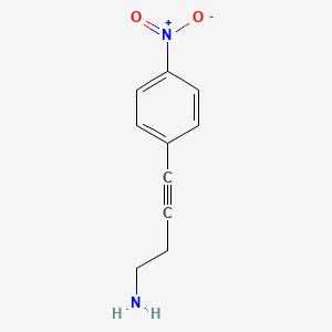 4-(4-Nitrophenyl)but-3-yn-1-amine