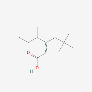 3-(Butan-2-yl)-5,5-dimethylhex-2-enoic acid