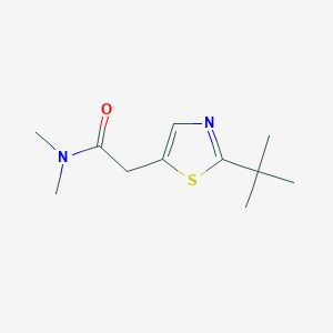 2-(2-tert-Butyl-1,3-thiazol-5-yl)-N,N-dimethylacetamide