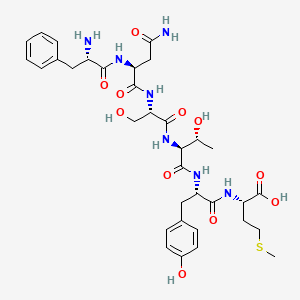 L-Phenylalanyl-L-asparaginyl-L-seryl-L-threonyl-L-tyrosyl-L-methionine