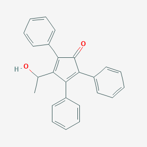 3-(1-Hydroxyethyl)-2,4,5-triphenylcyclopenta-2,4-dien-1-one