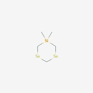 5,5-Dimethyl-1,3,5-diselenasilinane