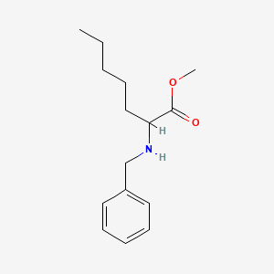 Methyl 2-(benzylamino)heptanoate