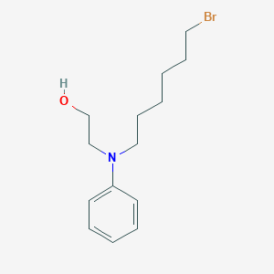 2-[(6-Bromohexyl)(phenyl)amino]ethan-1-ol