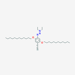 1-Triazene, 1-[2,5-bis(dodecyloxy)-4-ethynylphenyl]-3,3-diethyl-