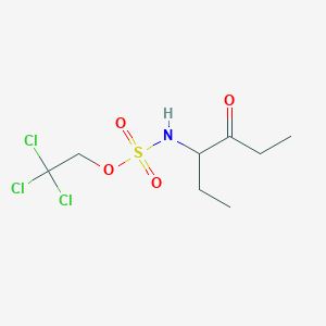 2,2,2-Trichloroethyl (4-oxohexan-3-yl)sulfamate