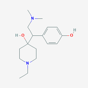 4-[2-(Dimethylamino)-1-(4-hydroxyphenyl)ethyl]-1-ethylpiperidin-4-ol