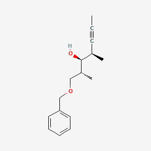 (2R,3S,4R)-1-(Benzyloxy)-2,4-dimethylhept-5-yn-3-ol