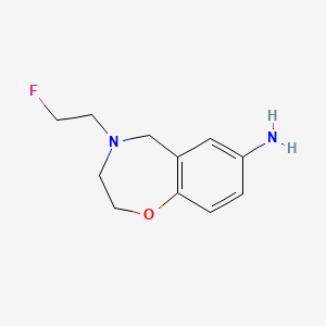 4-(2-Fluoroethyl)-2,3,4,5-tetrahydro-1,4-benzoxazepin-7-amine