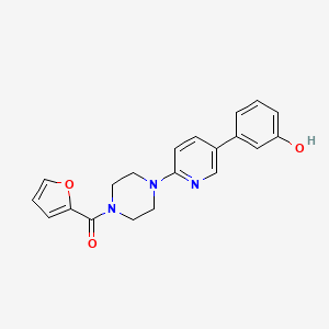 Methanone, 2-furanyl[4-[5-(3-hydroxyphenyl)-2-pyridinyl]-1-piperazinyl]-