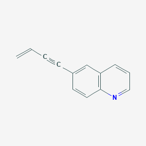 molecular formula C13H9N B15403388 6-(But-3-en-1-yn-1-yl)quinoline CAS No. 847248-43-5