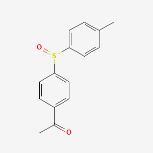 1-[4-(4-Methylbenzene-1-sulfinyl)phenyl]ethan-1-one