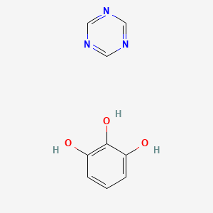 Benzene-1,2,3-triol;1,3,5-triazine