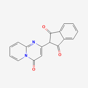 2-(4-Oxo-4H-pyrido[1,2-a]pyrimidin-2-yl)-1H-indene-1,3(2H)-dione