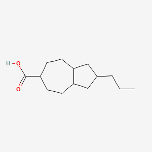 molecular formula C14H24O2 B15403492 2-Propyldecahydroazulene-6-carboxylic acid CAS No. 917884-25-4