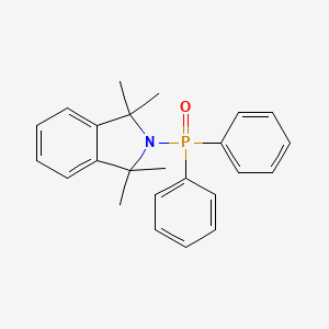 molecular formula C24H26NOP B15403494 2-(Diphenylphosphoryl)-1,1,3,3-tetramethyl-2,3-dihydro-1H-isoindole CAS No. 848344-79-6