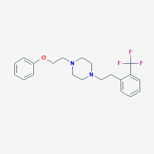 1-(2-Phenoxyethyl)-4-{2-[2-(trifluoromethyl)phenyl]ethyl}piperazine